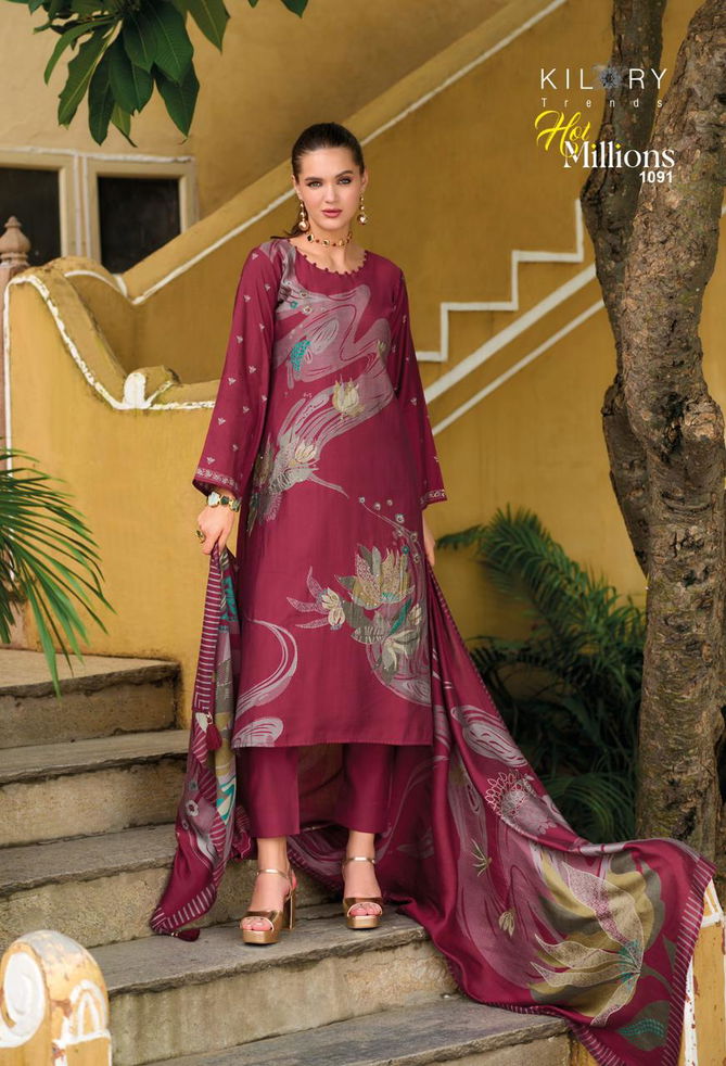 Hot Millions By Kilory Viscose Modal Silk Salwar Kameez Orders In India